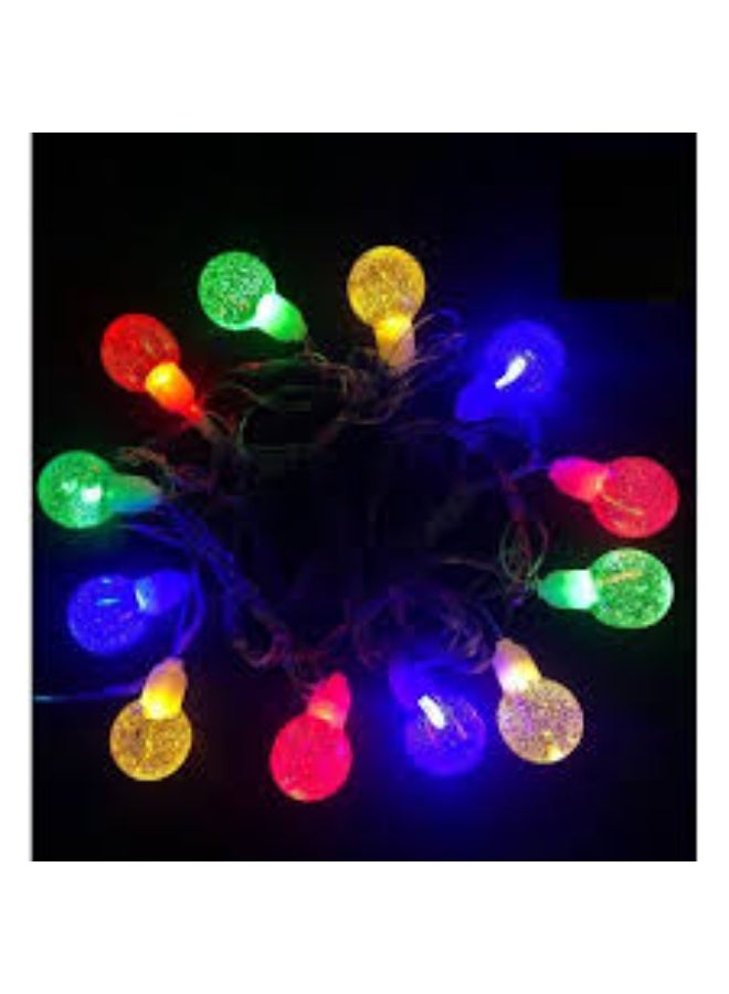 زينة رمضان فرع نور ليد كرة كريستال - متعدد الالوان - Image 2